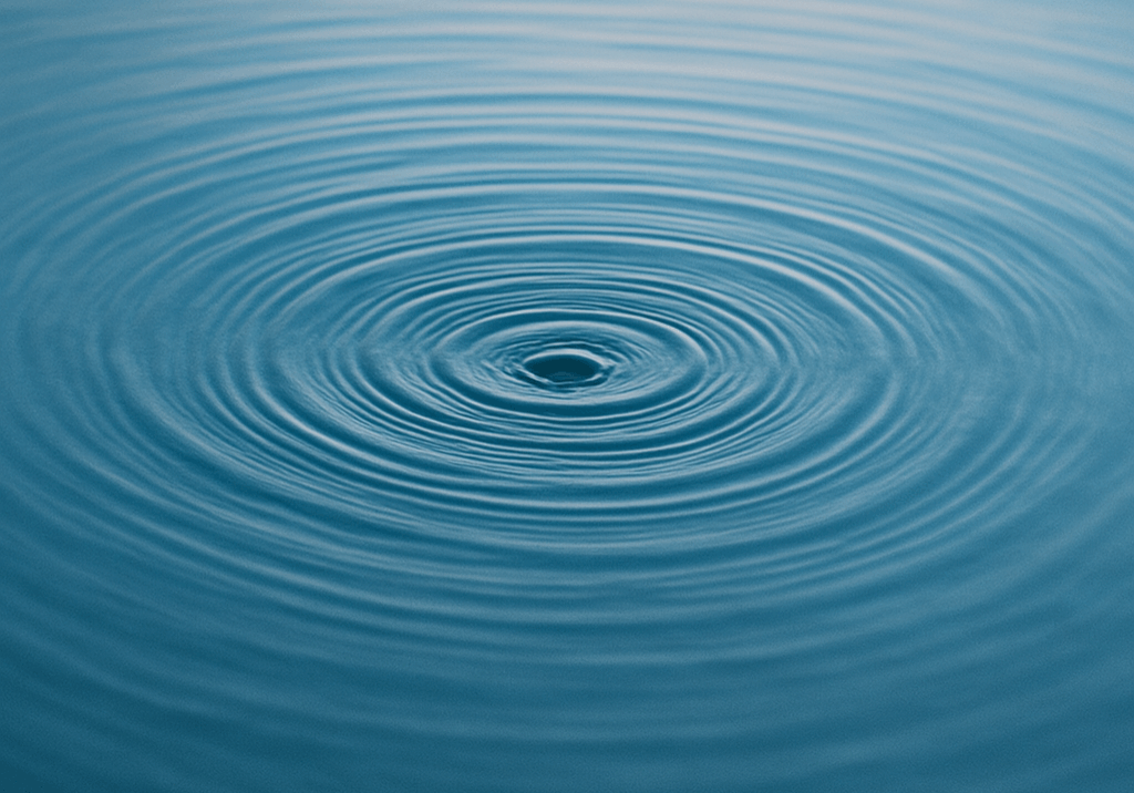 ripples in the water